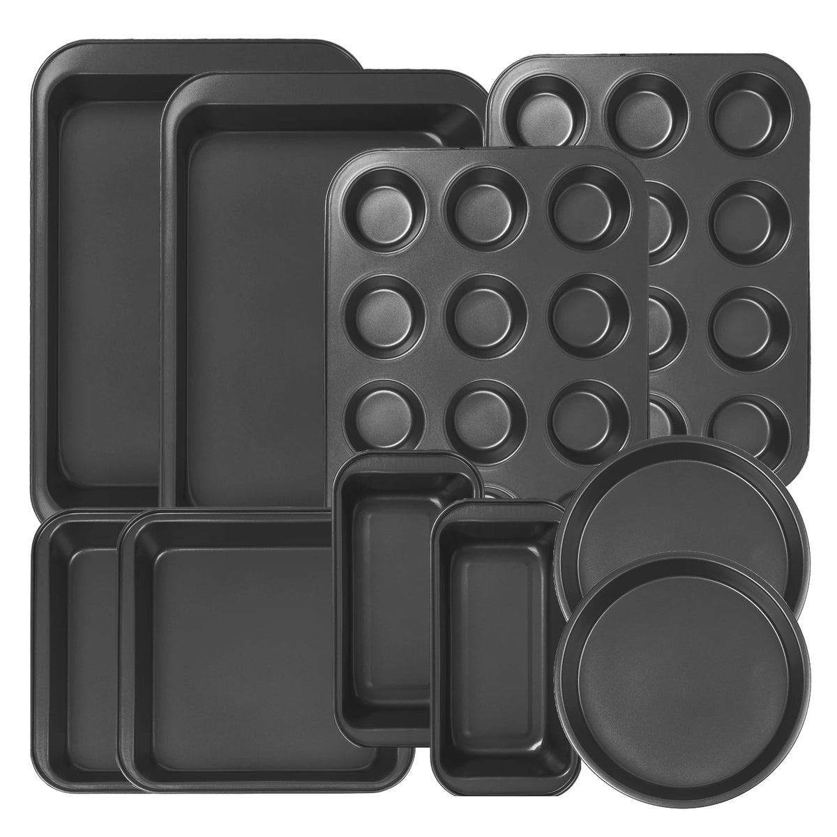 Nonstick Carbon Steel Bakeware Set With Copper Coated Pans