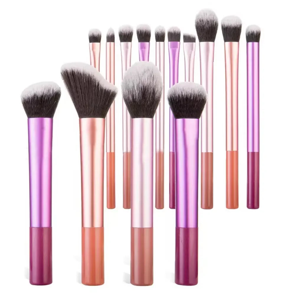 13 Pcs Soft Nylon Kabuki Makeup Brush Set For Foundation