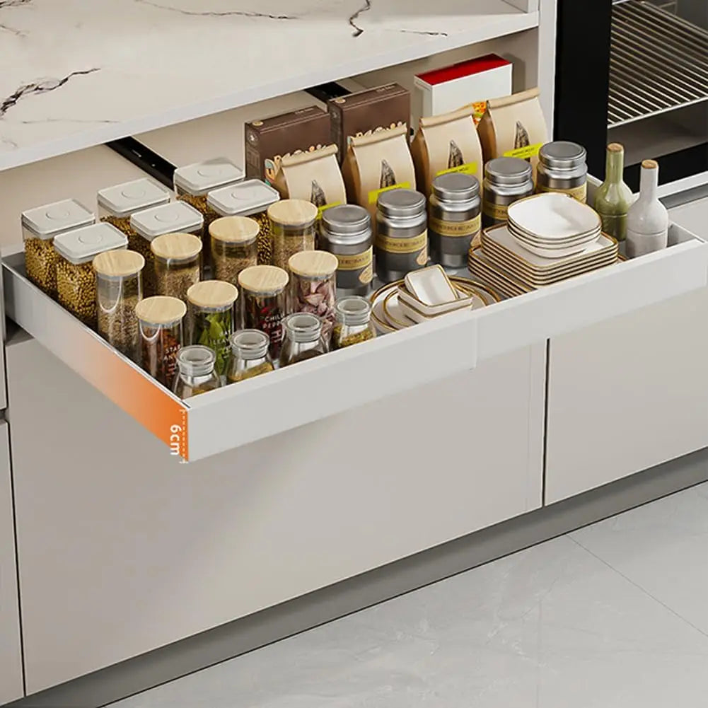 Garvee Stainless Steel Pull Out Cabinet Drawer Organizer
