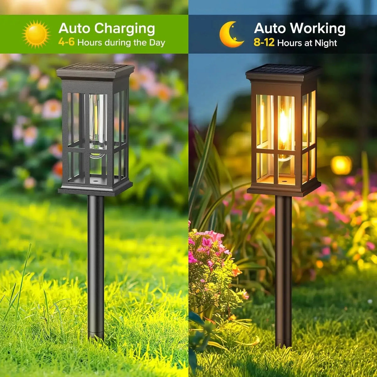 Professional Solar Pathway Lights For Garden And Patio Decor