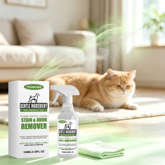 YEGBONG Pet Stain Cleaner Spray For Odor And Daily Care