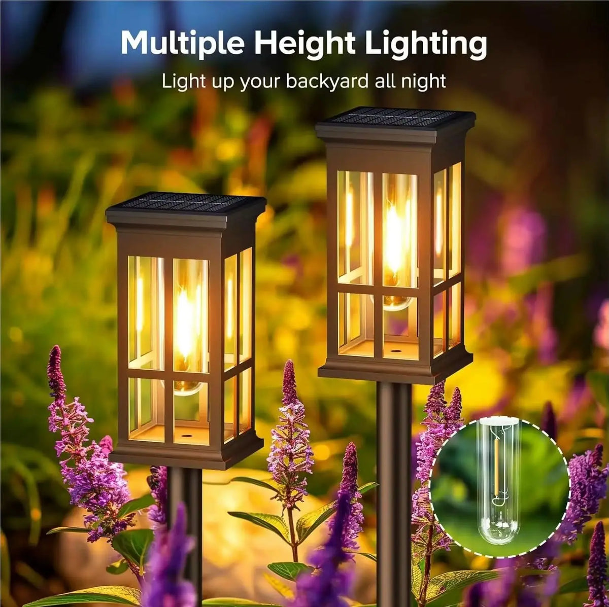 Professional Solar Pathway Lights For Garden And Patio Decor