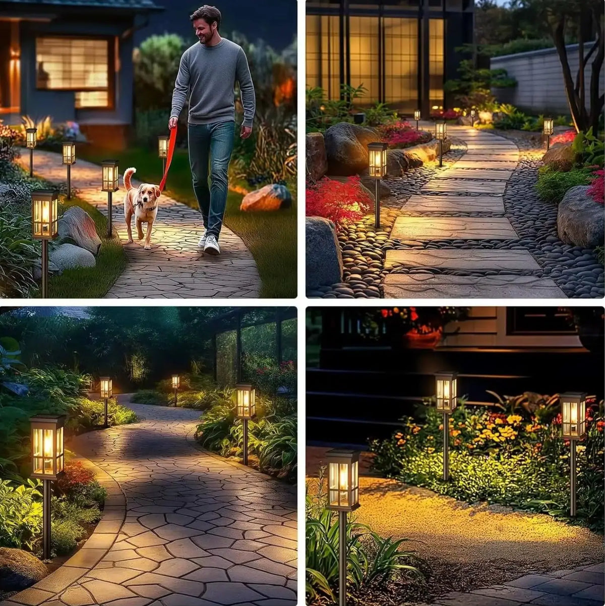 Professional Solar Pathway Lights For Garden And Patio Decor