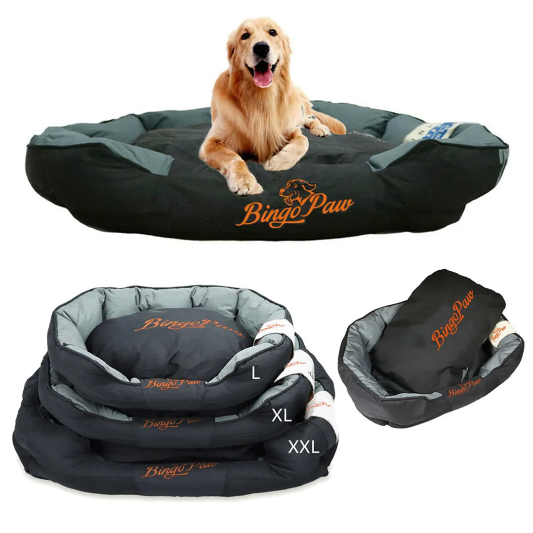 Bingopaw Waterproof Orthopedic Sofa Dog Bed With Washable Cushion