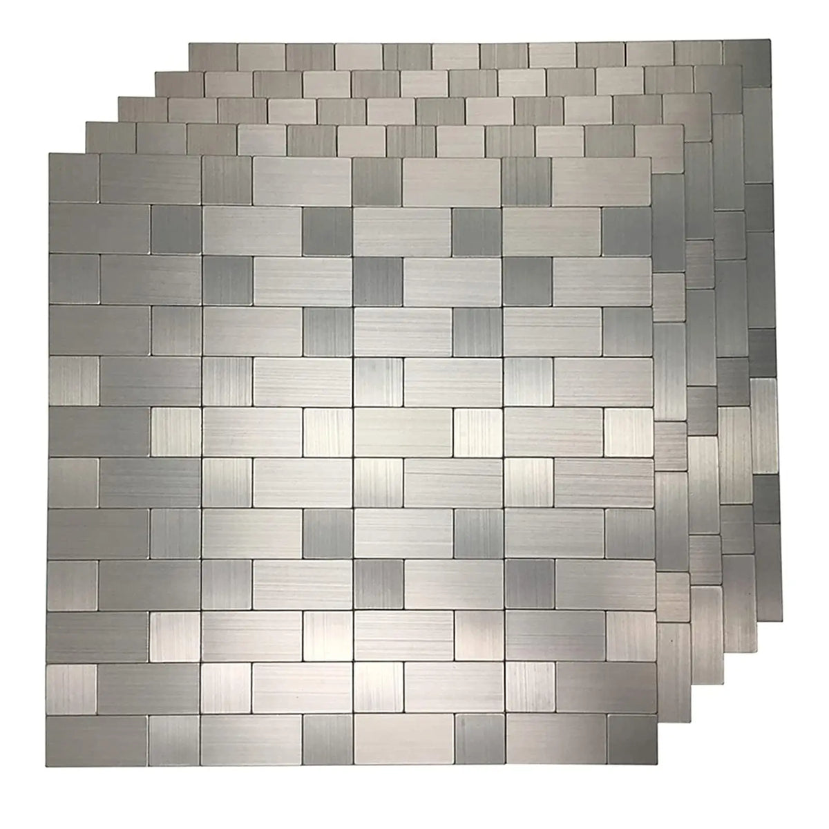 Art3d Peel And Stick Stainless Steel Mosaic Wall Backsplash Tile