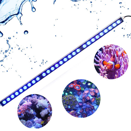 Populargrow Blue Spectrum Led Aquarium Light For Coral Reef Tank