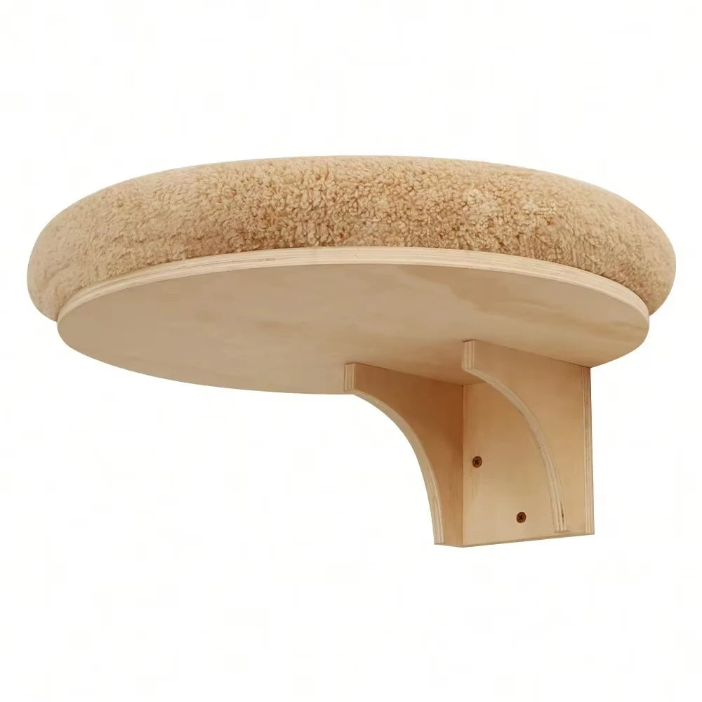 CWV Wall Mounted Cat Ladder With Scratching Post And Hammock