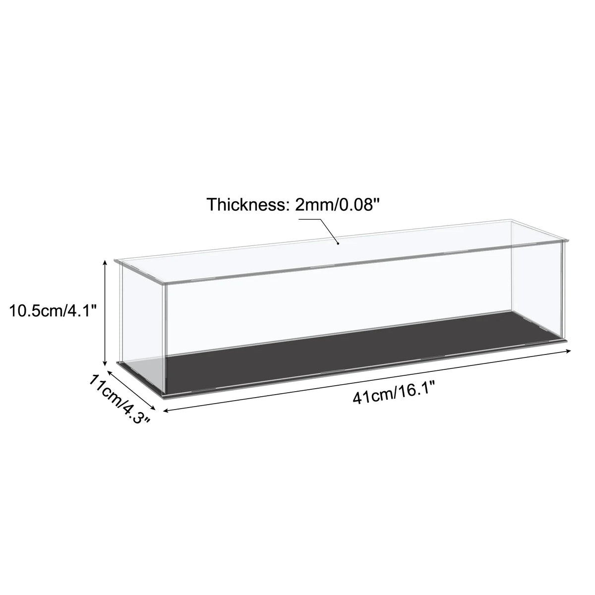 Acrylic Display Case for Collectibles Figures Dolls and Handicrafts