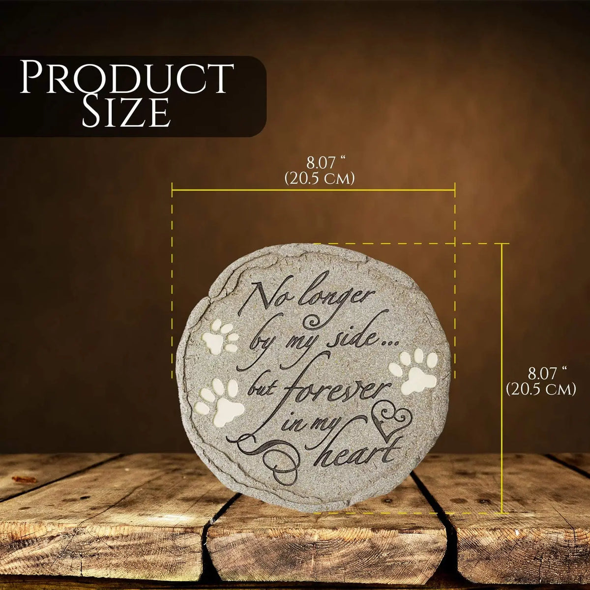 Waterproof Pet Memorial Stone For Cats And Dogs Garden Grave Marker