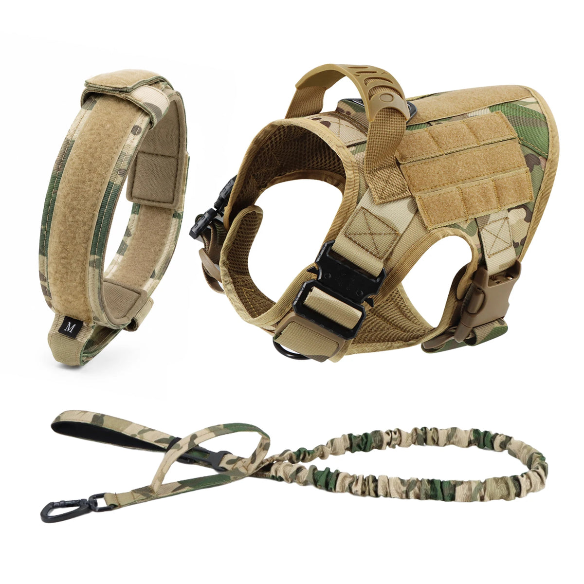 PETRAVEL Padded Dog Harness Leash Set for Training and Walking