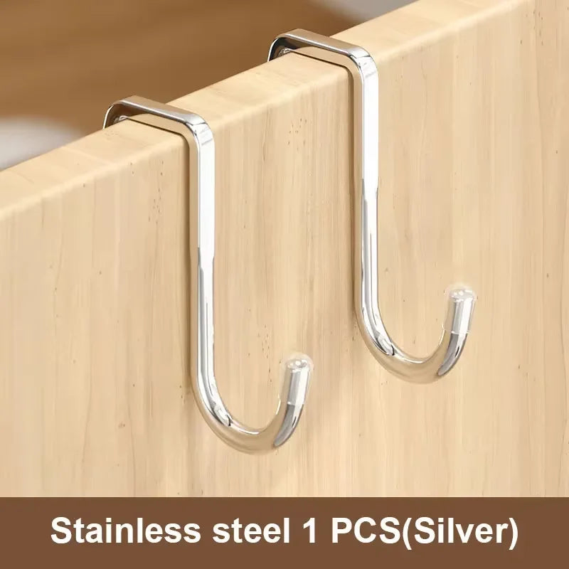 Stainless Steel Seamless Suction Cup Hook For Kitchen Bathroom