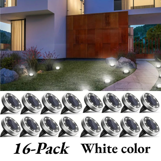 Solar Powered In Ground Landscape Lighting For Gardens