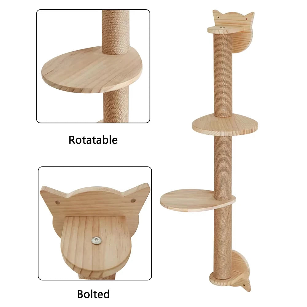 CWV Sisal Cat Tree With Hammock And Scratching Posts
