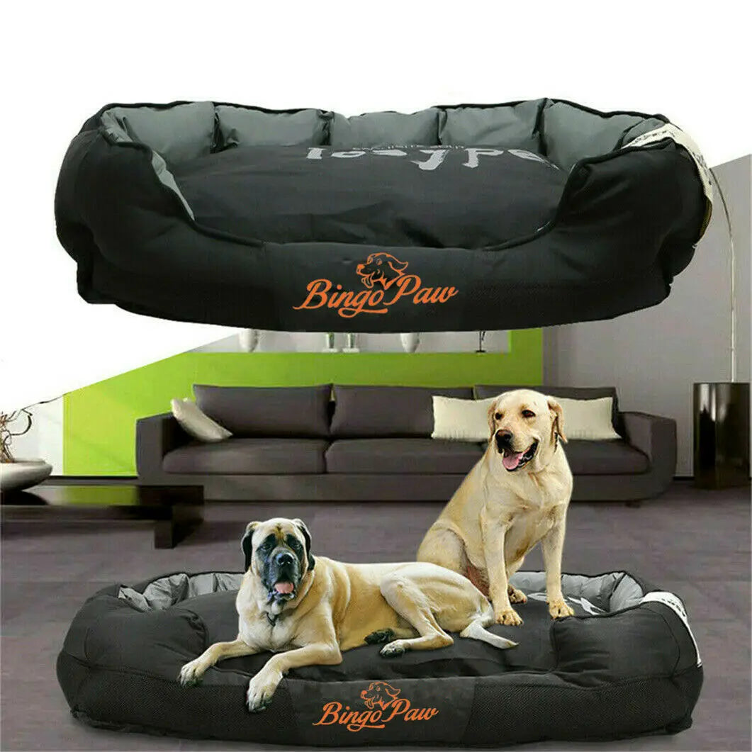 Bingopaw Waterproof Orthopedic Sofa Dog Bed With Washable Cushion