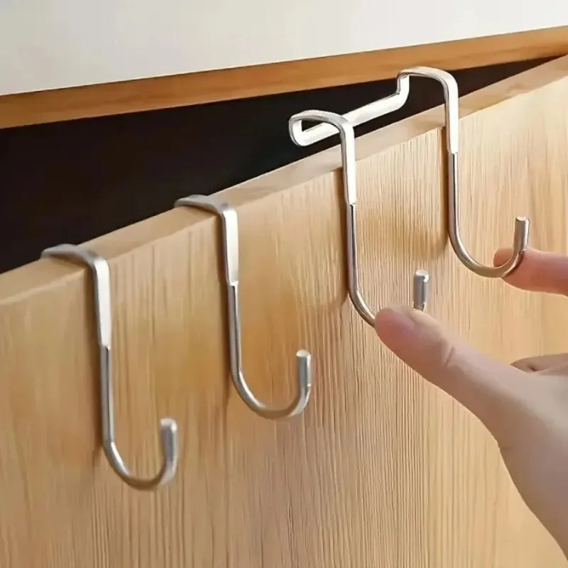 Stainless Steel Seamless Suction Cup Hook For Kitchen Bathroom