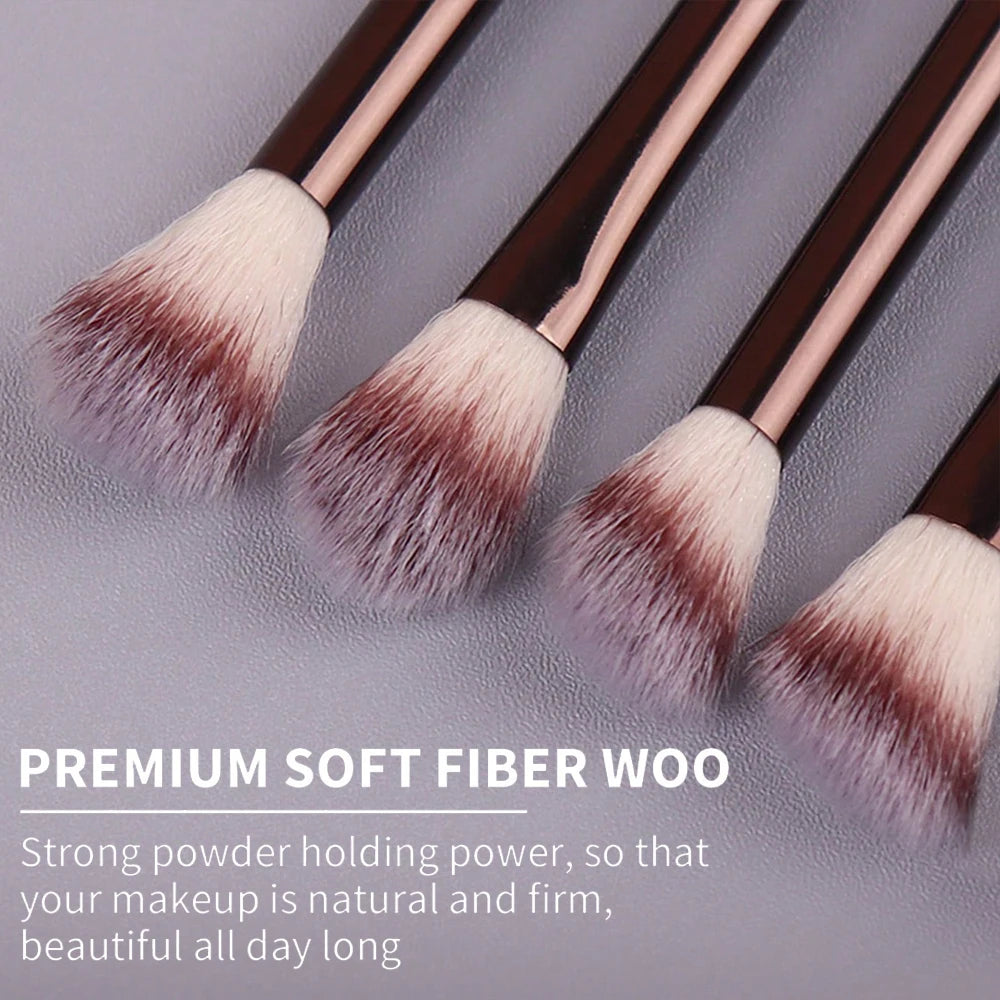 13 Pcs Soft Nylon Kabuki Makeup Brush Set For Foundation