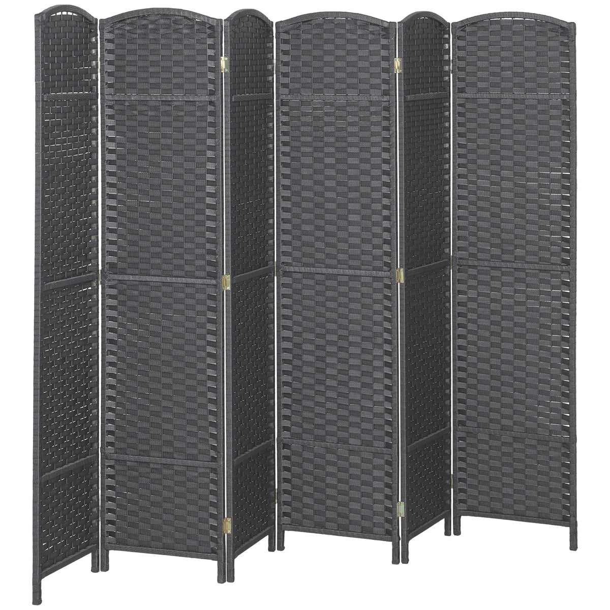 Six Panel Folding Privacy Screen For Home Office And Bedroom