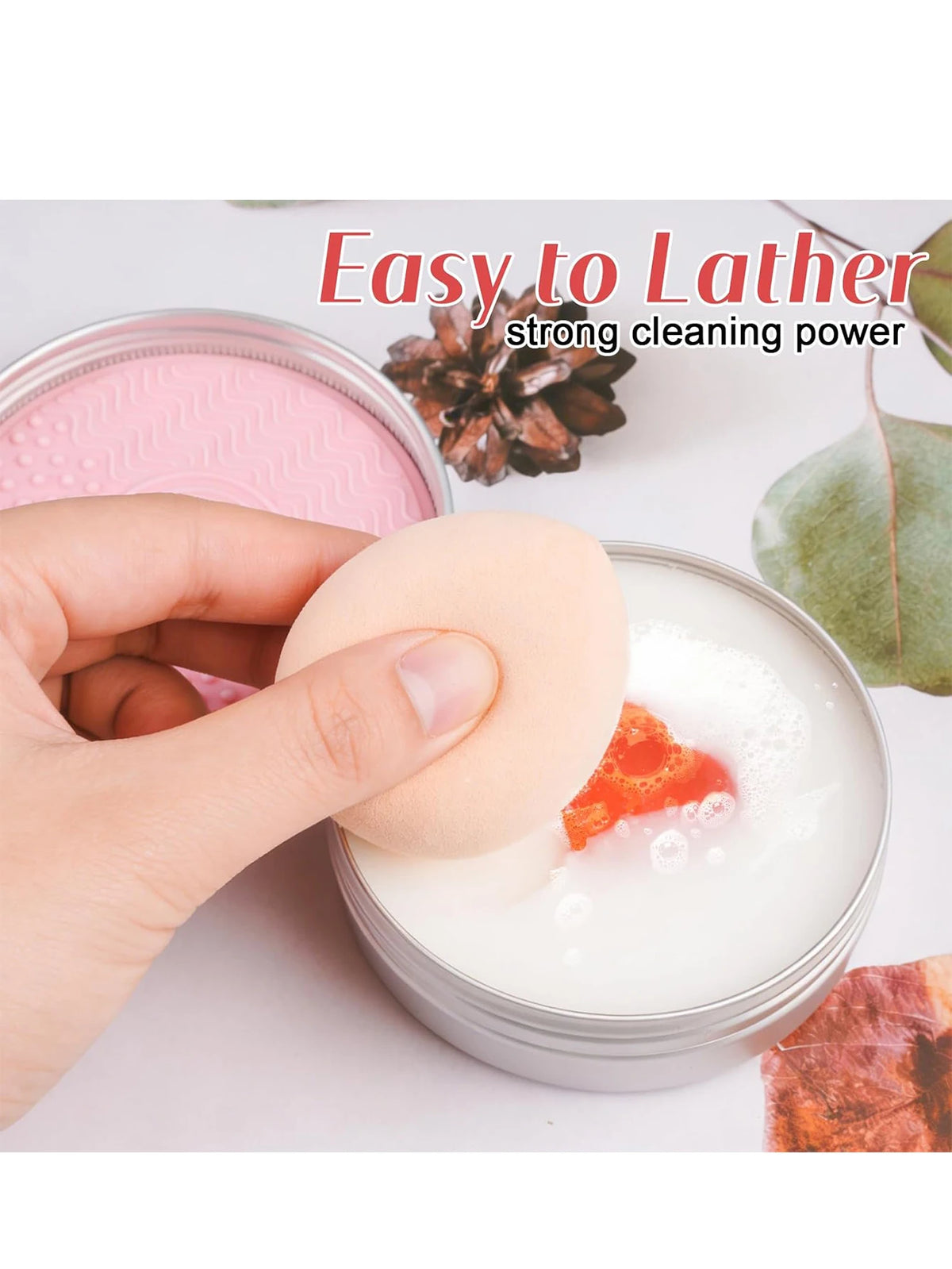 Yocity Natural Makeup Brush Cleaning Soap For Cosmetic Tools