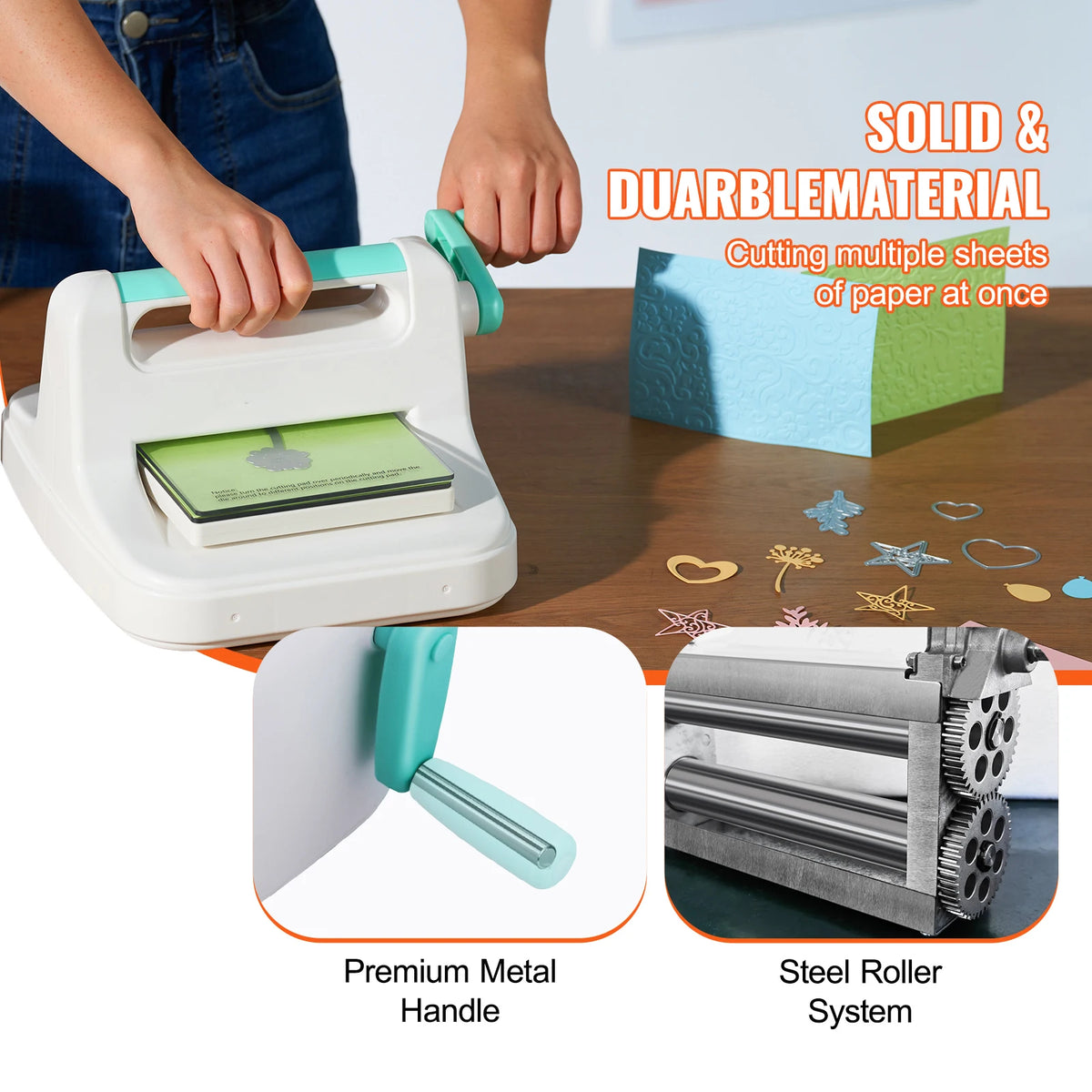 SucceBuy Manual Die Cutting Embossing Machine Portable Craft Tool