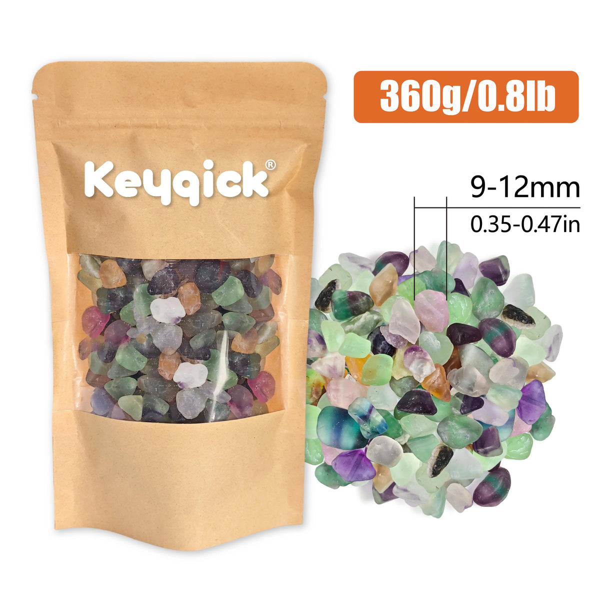 Natural Fluorite Fragments Decorative Pebbles For Aquarium And Succulents