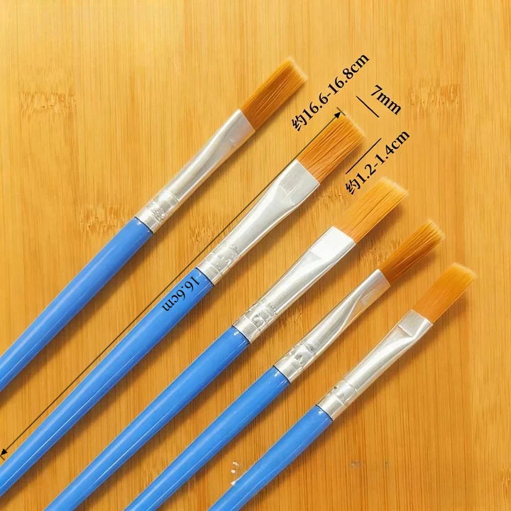 Professional Nylon Art Brush Set For Oil And Watercolor