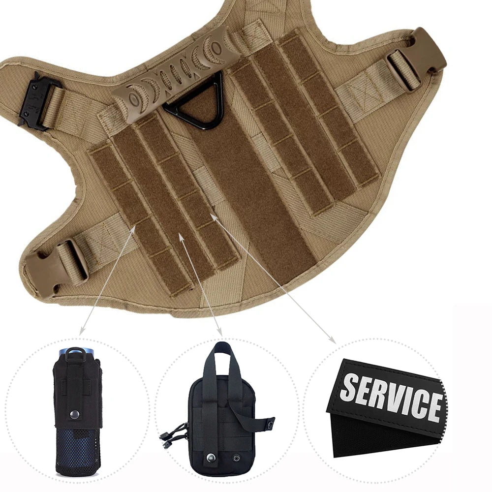 PETRAVEL Padded Dog Harness Leash Set for Training and Walking