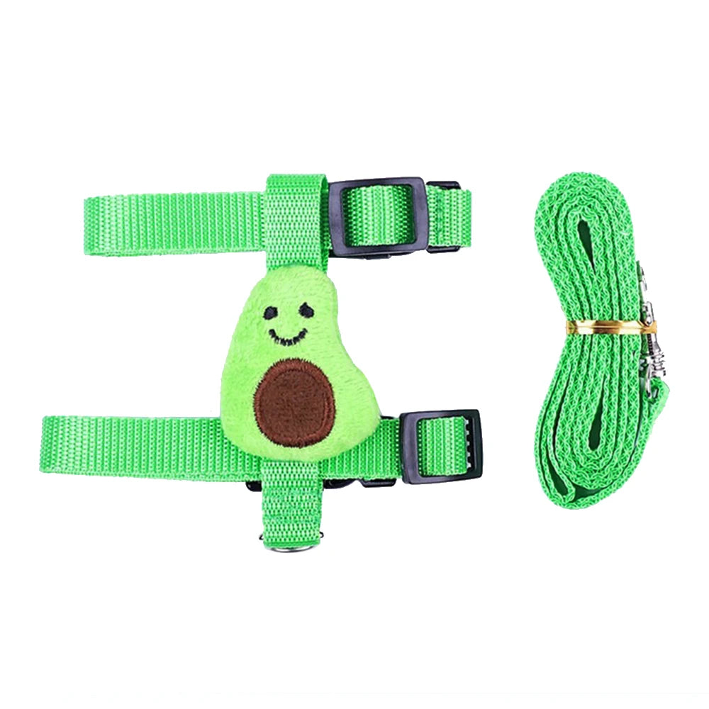 Adjustable Nylon Harness And Leash Set For Small Animals