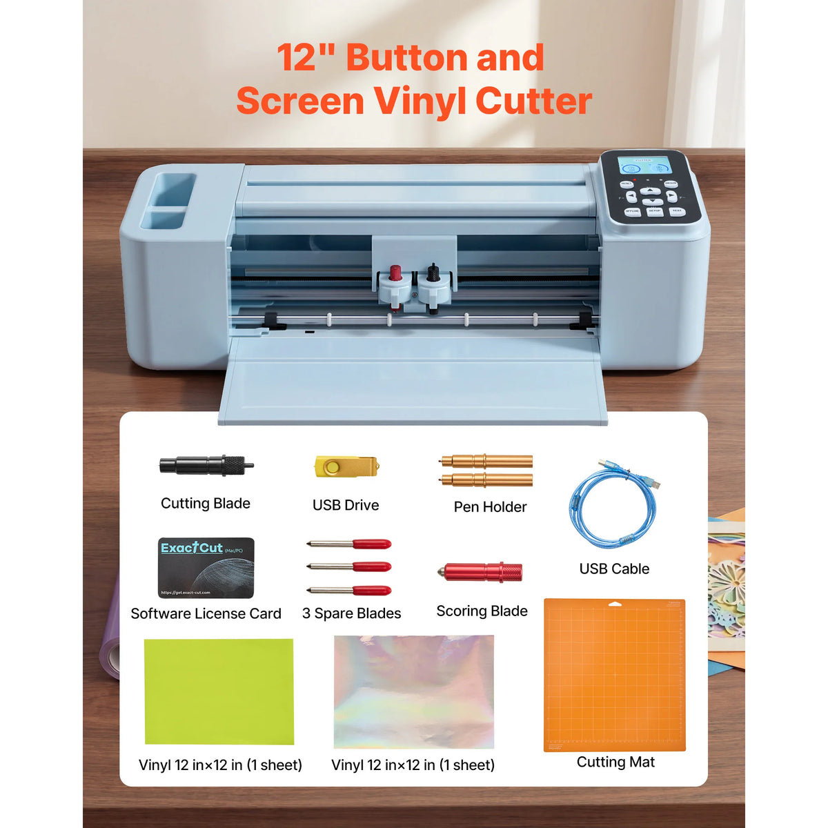 SucceBuy Vinyl Cutting Machine With Integrated Screen Control