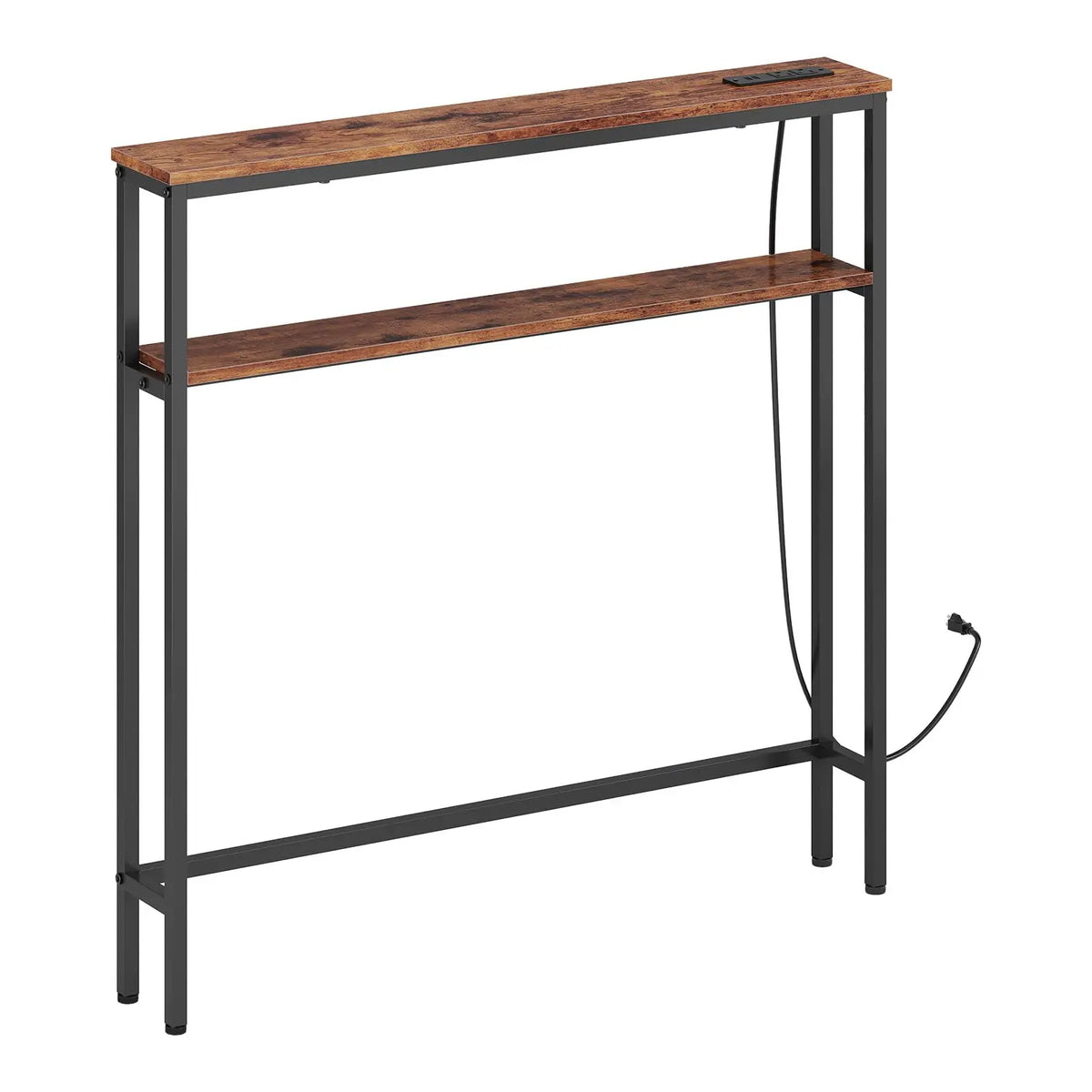 HiMISS Narrow Console Table With Dual USB Charging Ports