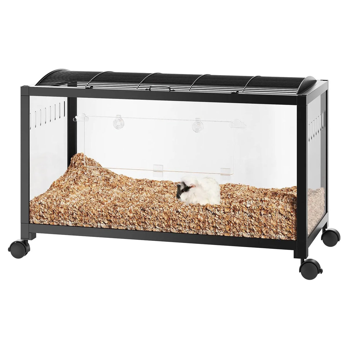 HiMISS Three Tier Metal Hamster Cage With Exercise Wheel Kit