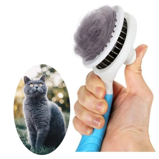 Self Cleaning Slicker Brush For Pet Grooming And Effective Deshedding