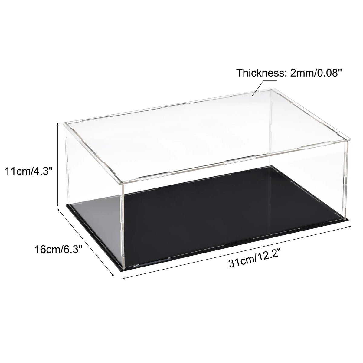 Acrylic Display Case for Collectibles Figures Dolls and Handicrafts