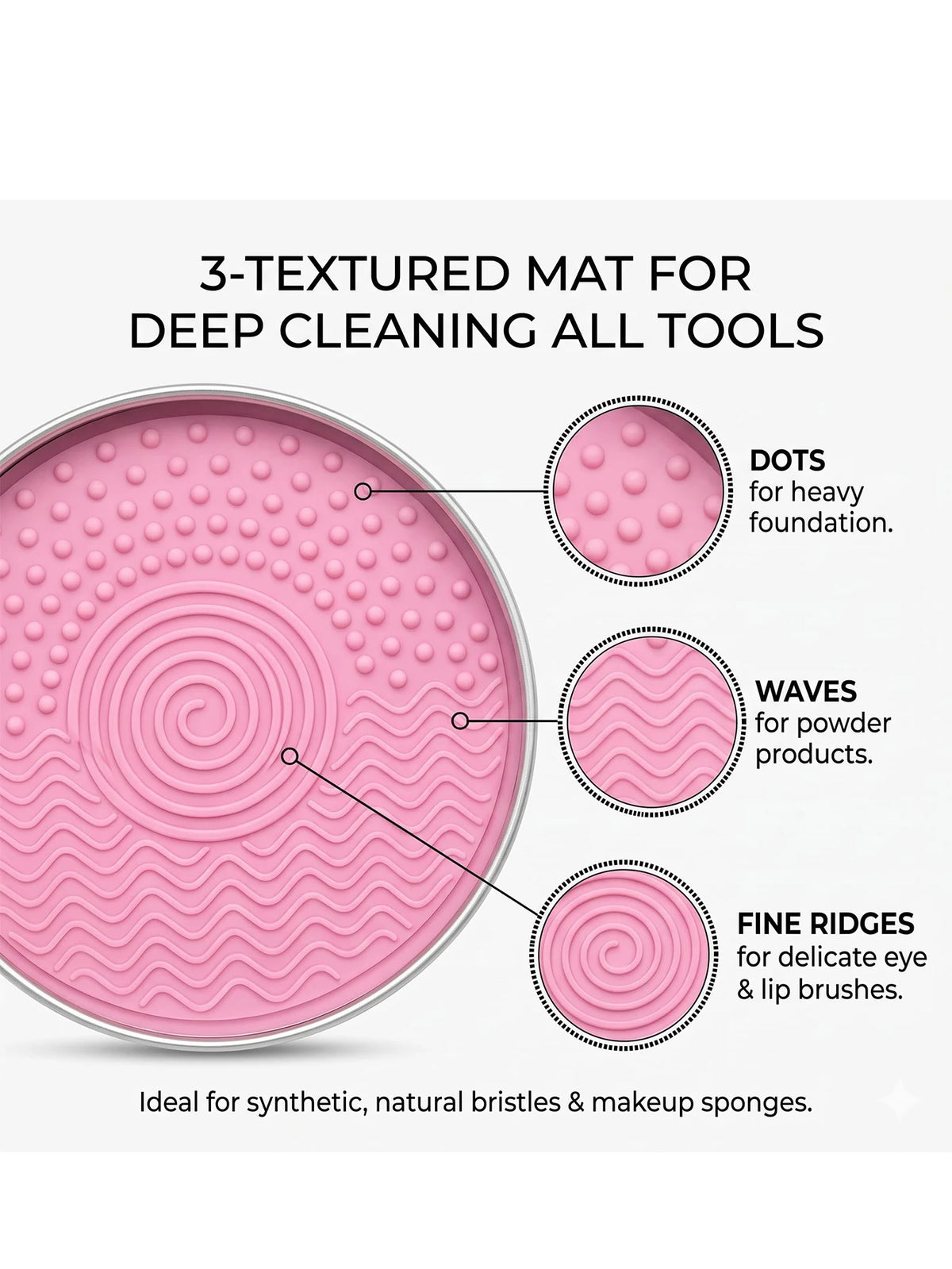 Yocity Natural Makeup Brush Cleaning Soap For Cosmetic Tools