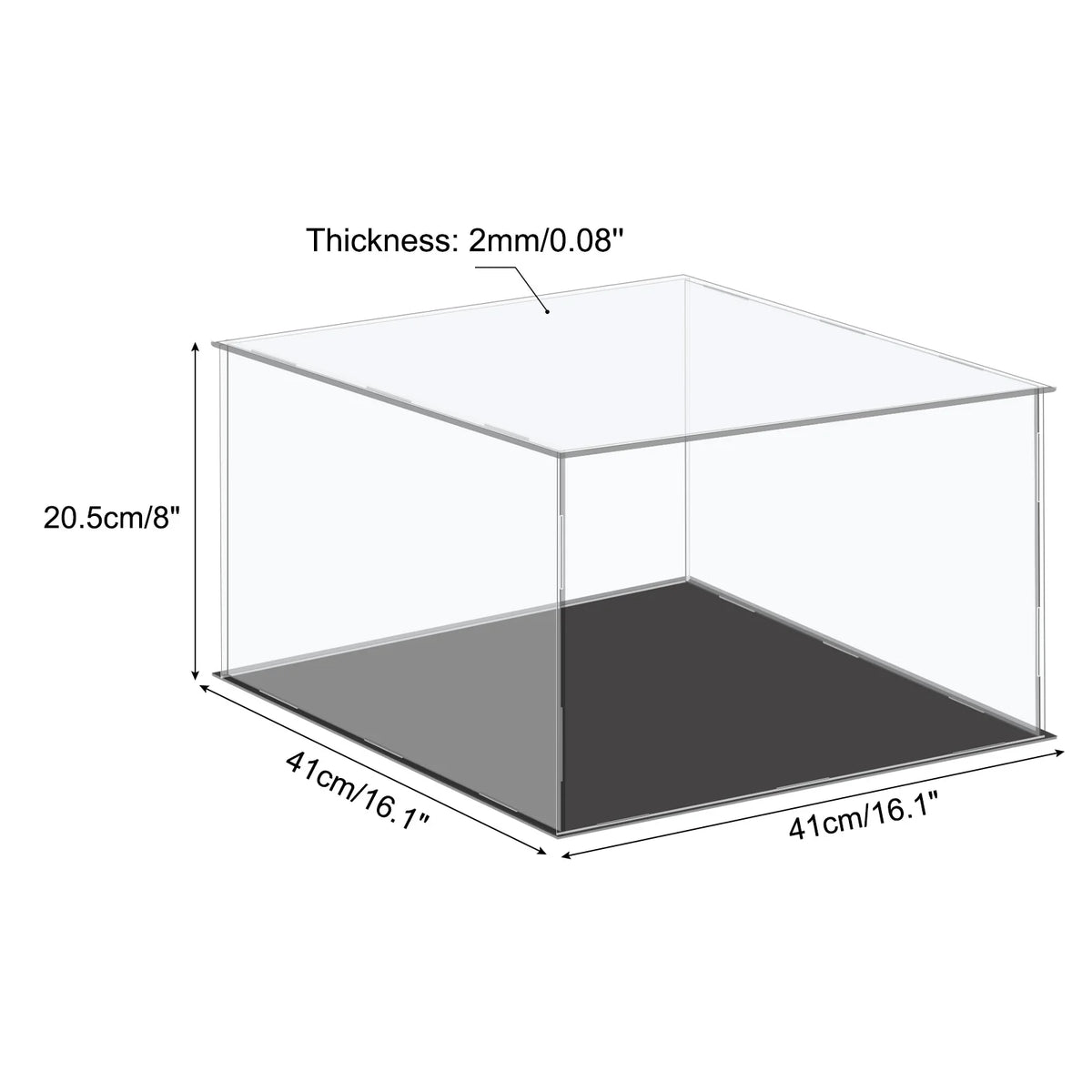 Acrylic Display Case for Collectibles Figures Dolls and Handicrafts