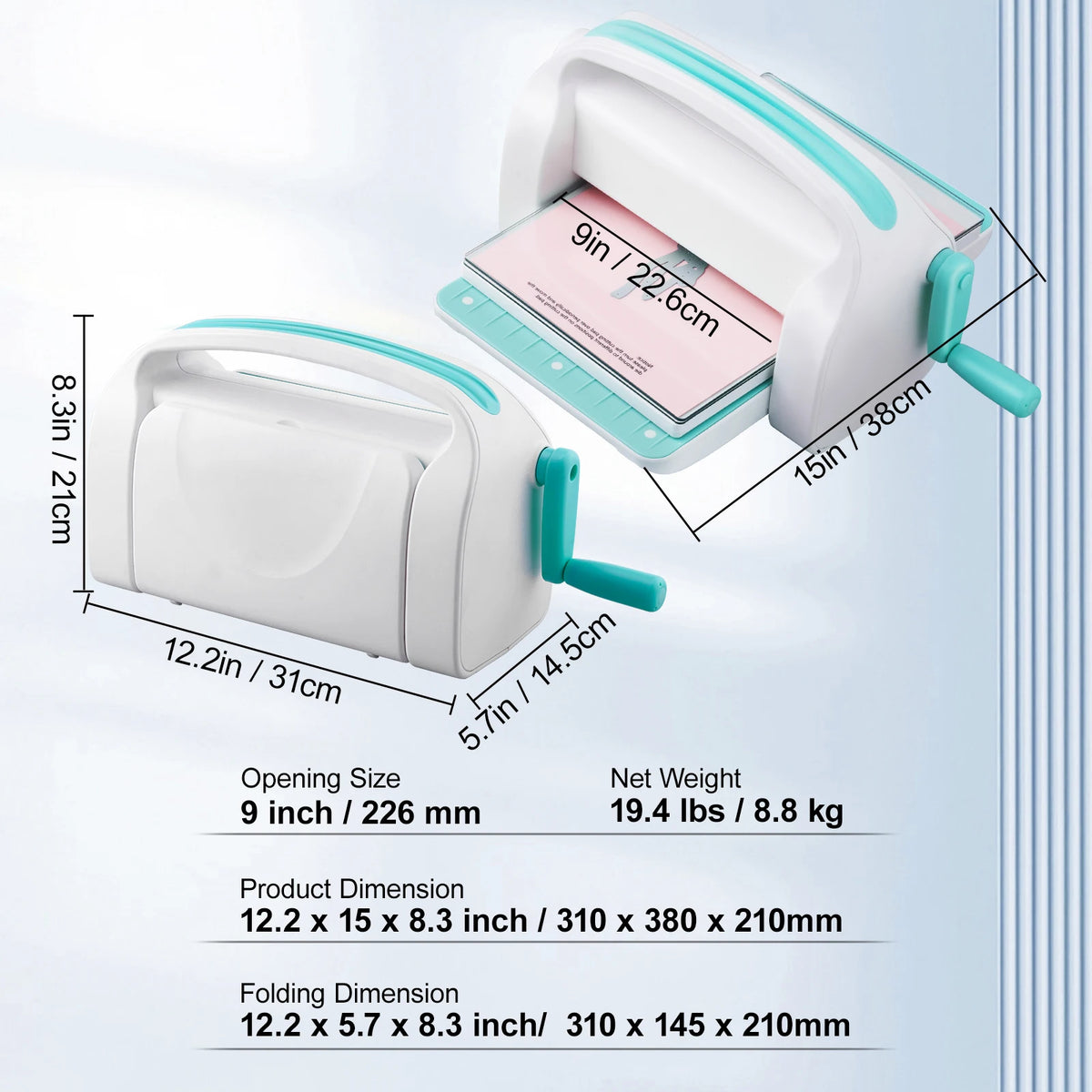 SucceBuy Manual Die Cutting Embossing Machine Portable Craft Tool