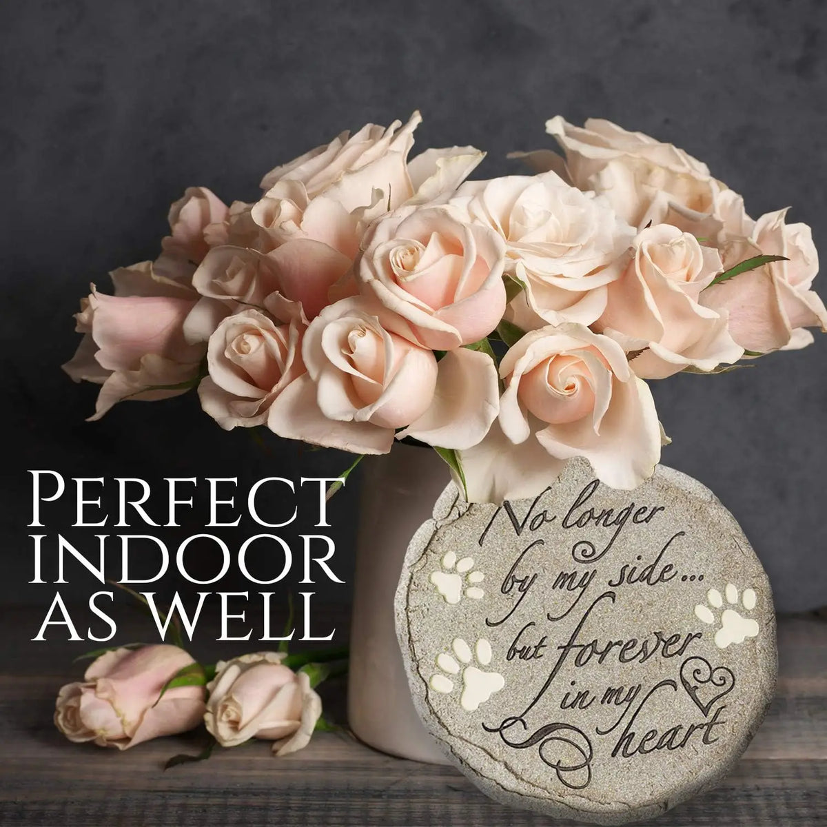 Waterproof Pet Memorial Stone For Cats And Dogs Garden Grave Marker
