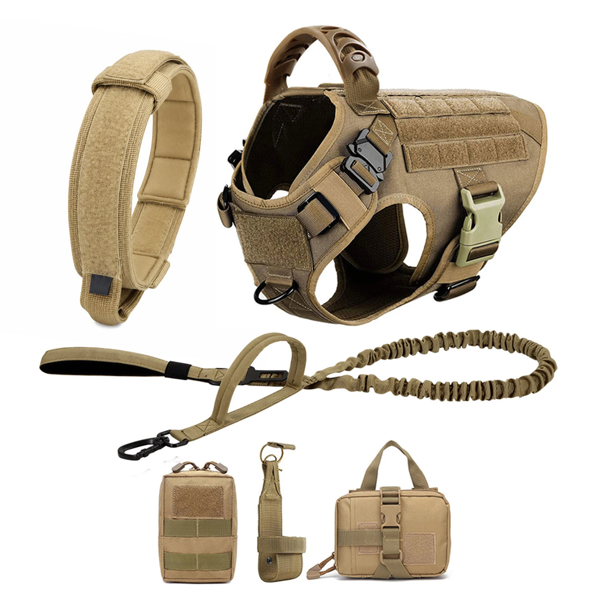PETRAVEL Padded Dog Harness Leash Set for Training and Walking