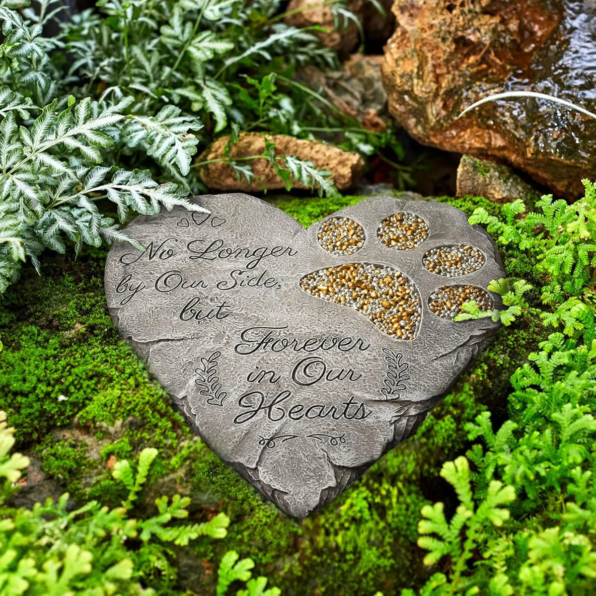 Rainbow Bridge Dog Memorial Stone Heartfelt Gift For Beloved Pets