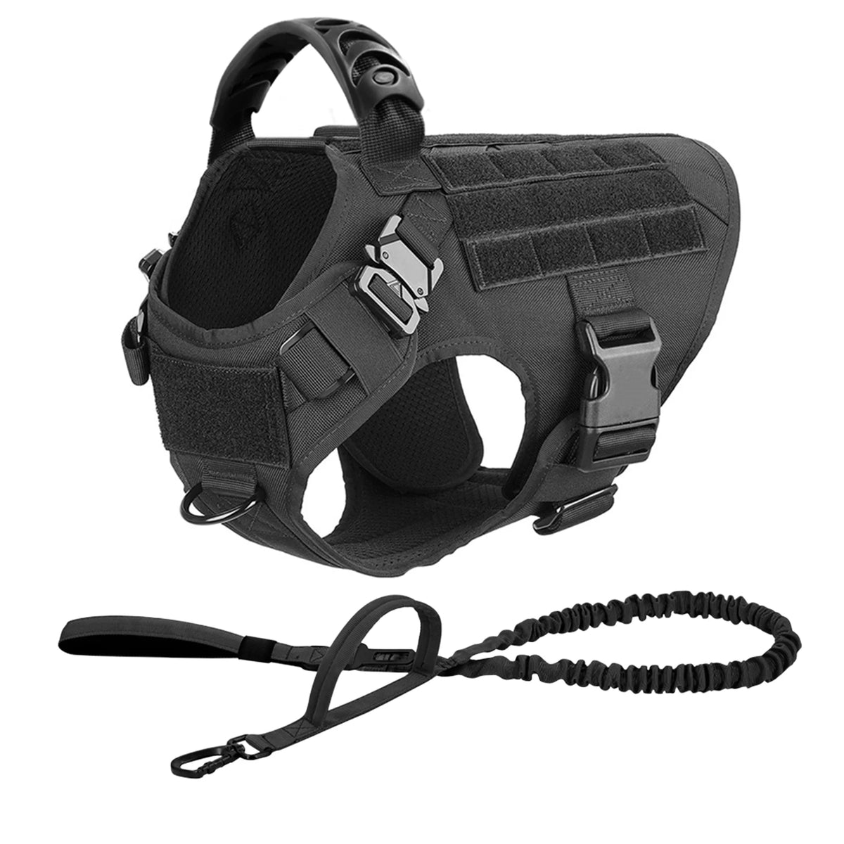 PETRAVEL Padded Dog Harness Leash Set for Training and Walking
