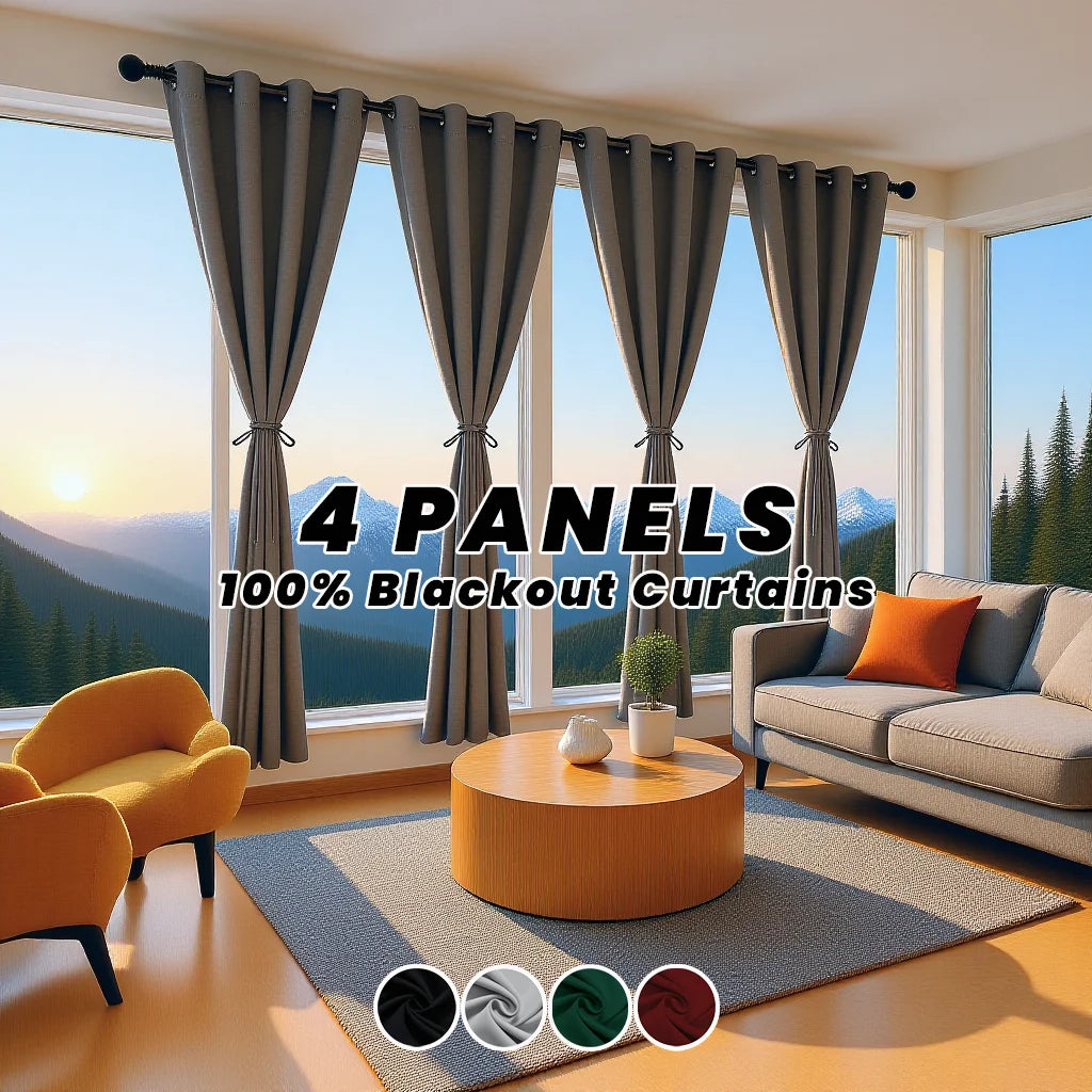 Premium Thermal Blackout Curtains For Ultimate Privacy And Coverage