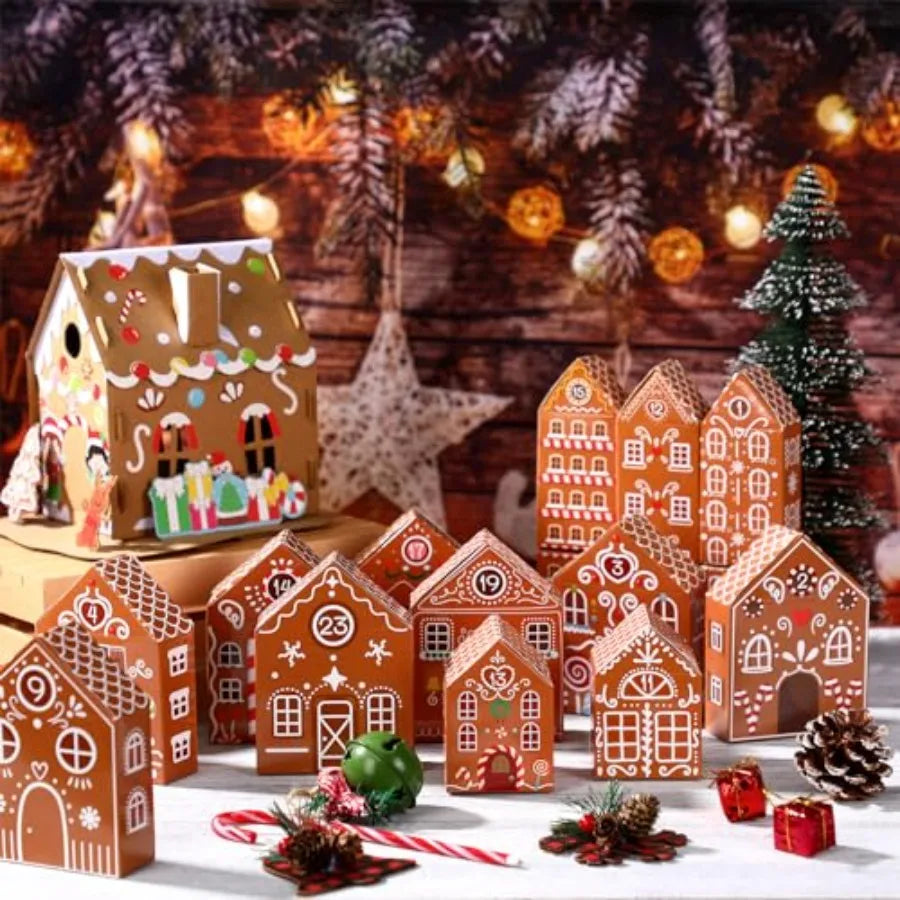 Elegant Christmas Advent Calendar Gift Boxes For Holiday Countdown