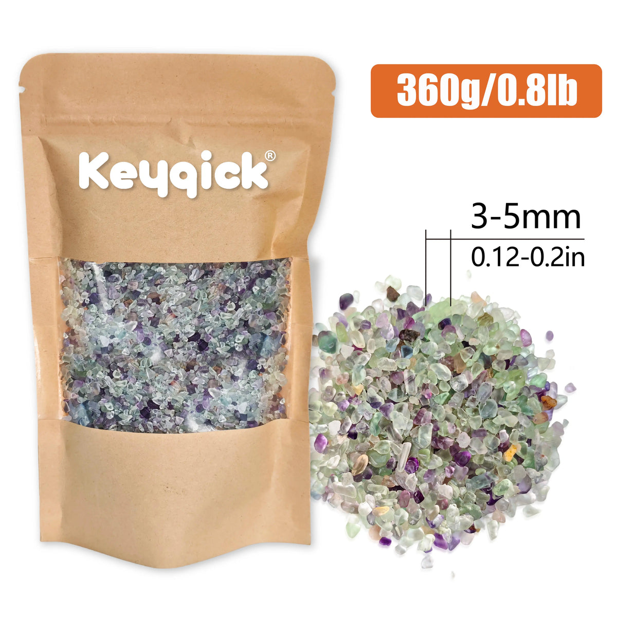 Natural Fluorite Fragments Decorative Pebbles For Aquarium And Succulents