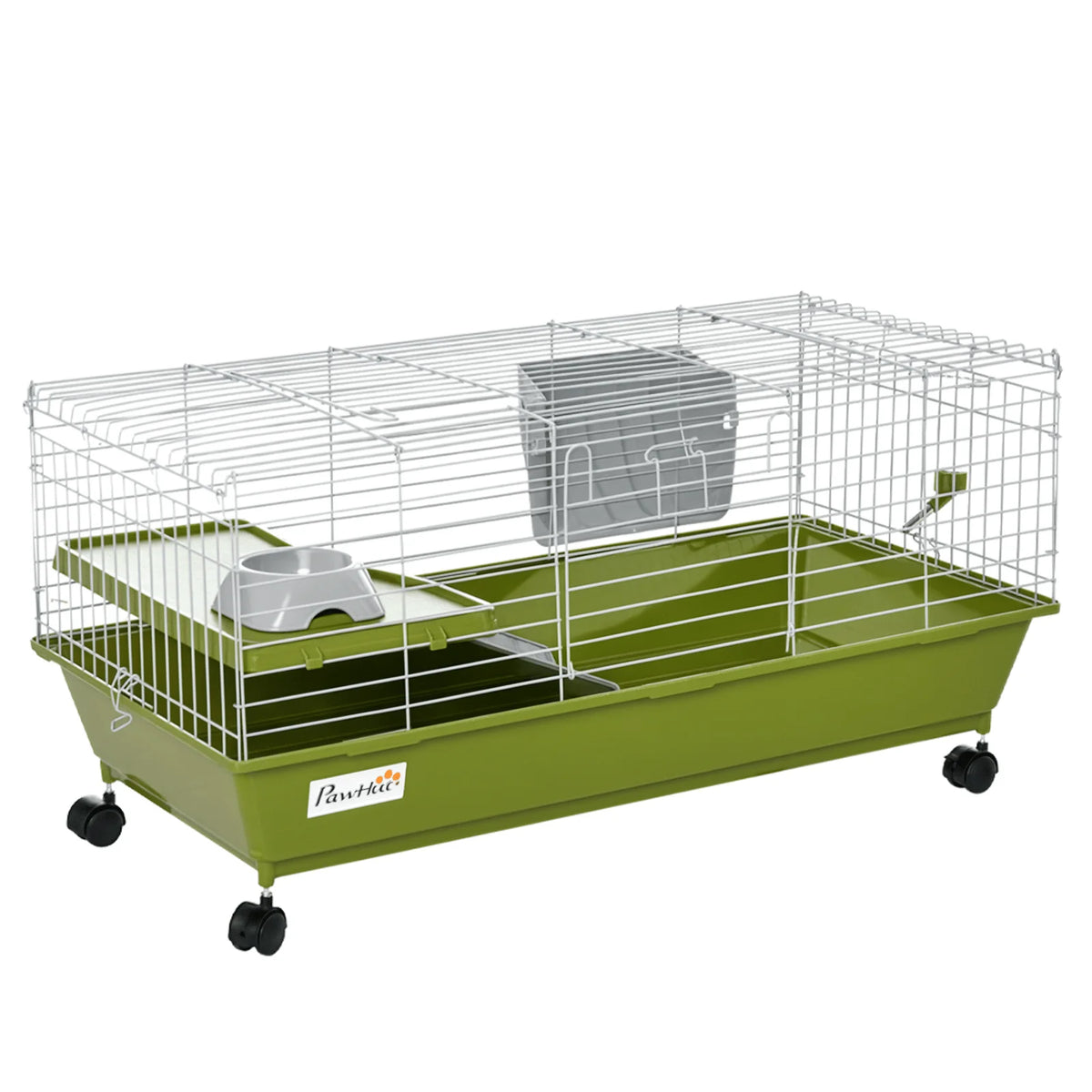 Rolling Small Animal Cage With Ramp And Platform For Pets