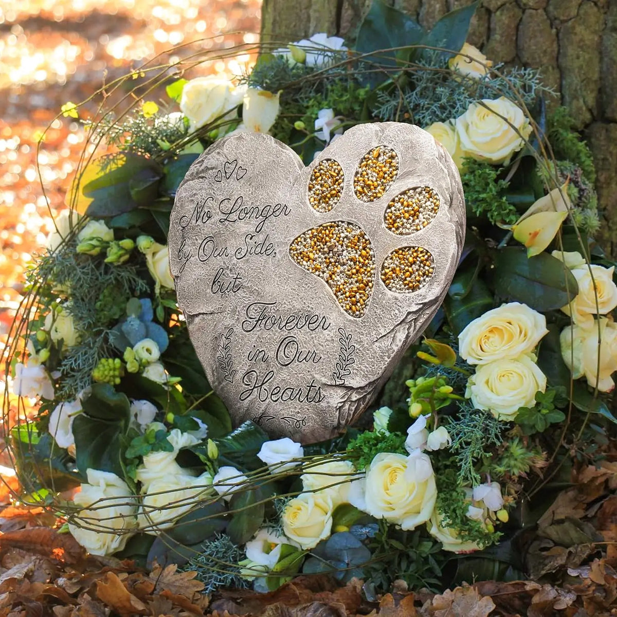 Rainbow Bridge Dog Memorial Stone Heartfelt Gift For Beloved Pets