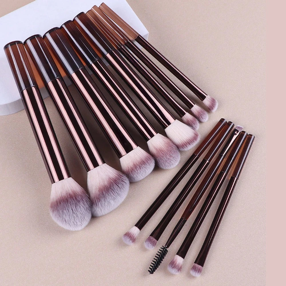13 Pcs Soft Nylon Kabuki Makeup Brush Set For Foundation
