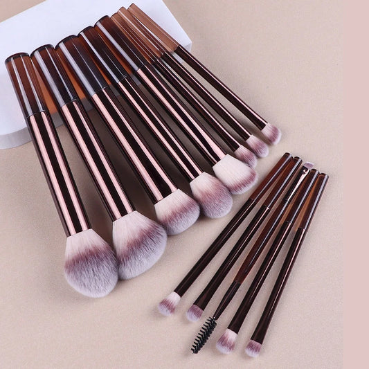 13 Pcs Soft Nylon Kabuki Makeup Brush Set For Foundation