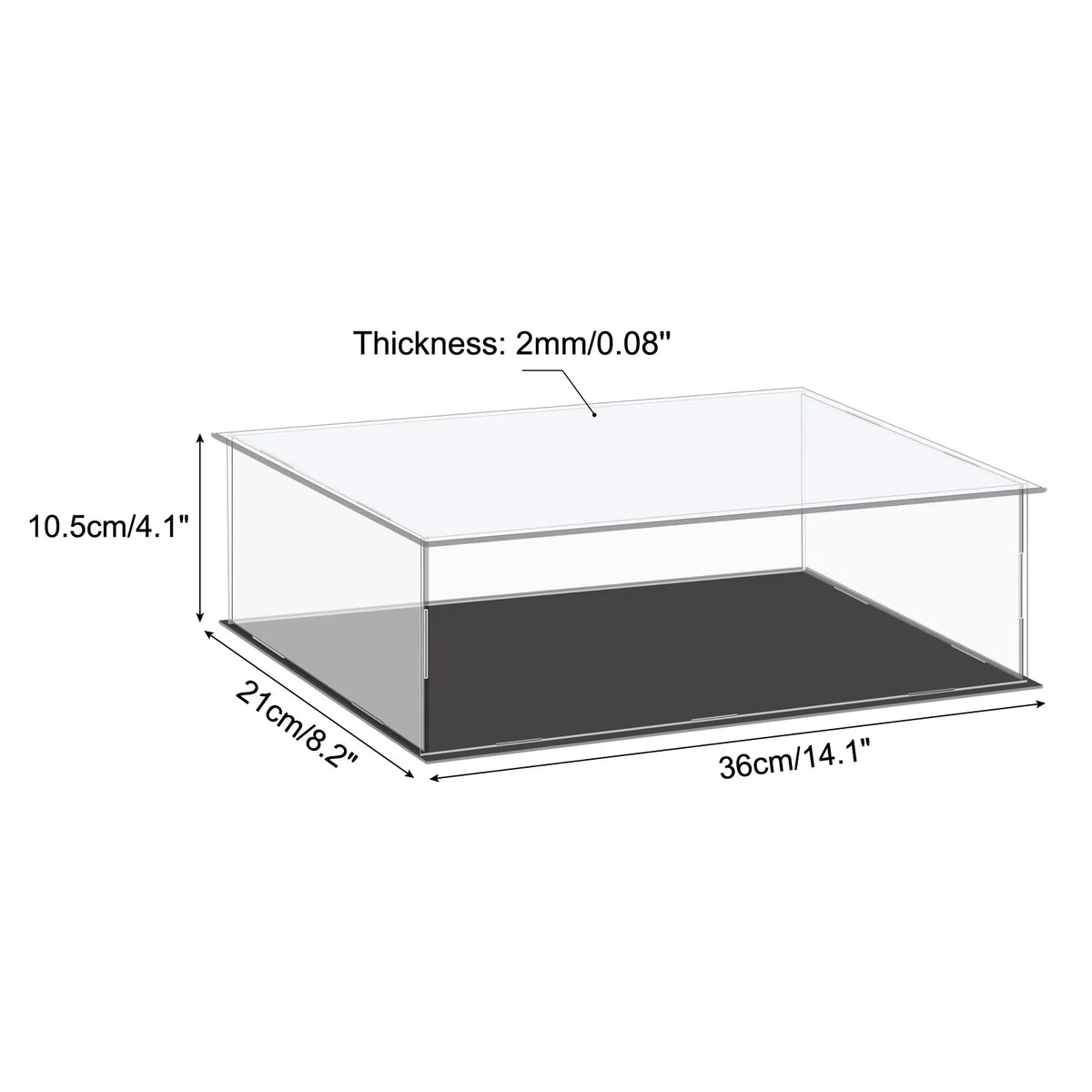 Acrylic Display Case for Collectibles Figures Dolls and Handicrafts