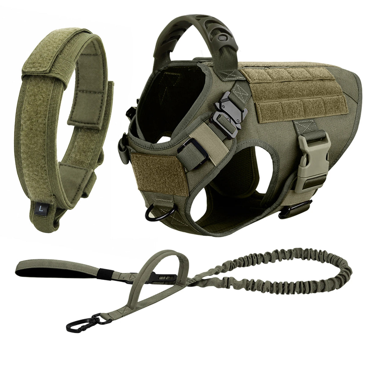 PETRAVEL Padded Dog Harness Leash Set for Training and Walking