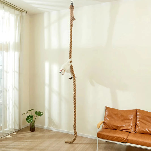 CWV Cat Sisal Climbing Rope Scratching Post For Indoor Exercise