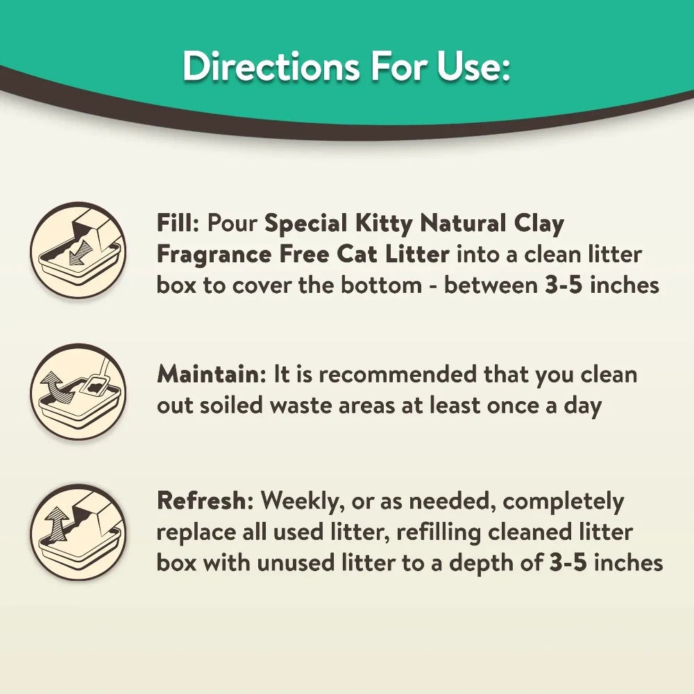 Special Kitty Fresh Scent Clumping Clay Cat Litter Odor Shield